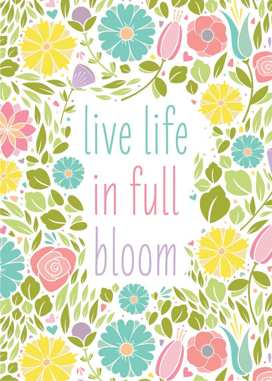 Cards With Pop® Live Life In Full Bloom